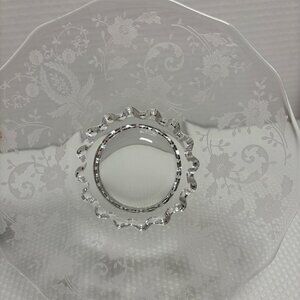 Cambridge Floral Etched Salad Plate 7.5 - 1516